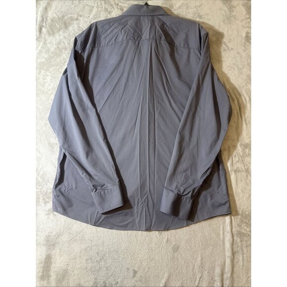 Men’s Untuckit Button Up Shirt Gray XX- Large xxl - Picture 8 of 9